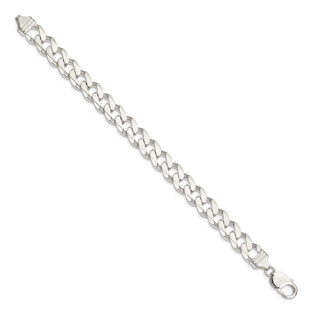 Sterlingsilber 11mm Panzer Gliederarmband