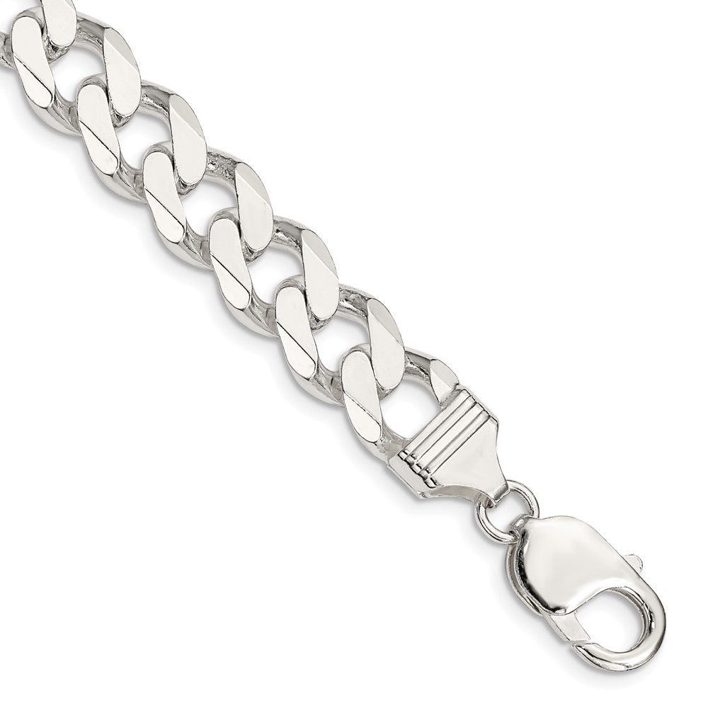 Sterlingsilber 11mm Panzer Gliederarmband