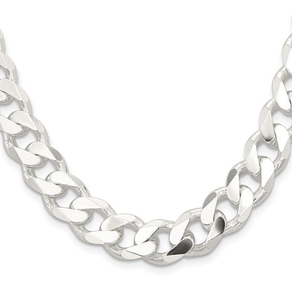 28 Zoll Sterlingsilber 13mm Panzer Halskette