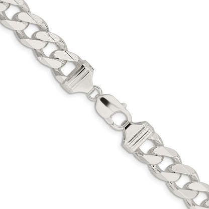 28 Zoll Sterlingsilber 13mm Panzer Halskette