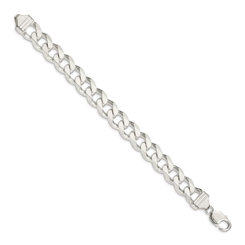Sterlingsilber 13mm Panzer Gliederarmband