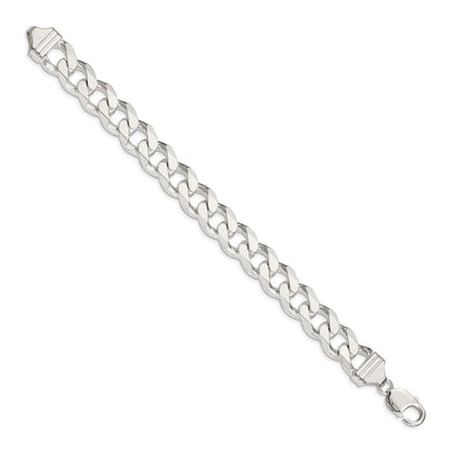 Sterlingsilber 13mm Panzer Gliederarmband