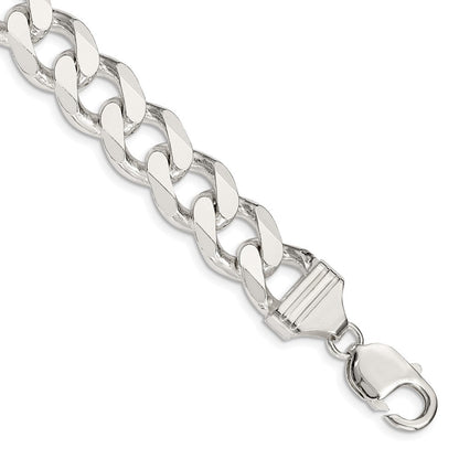Sterlingsilber 13mm Panzer Gliederarmband