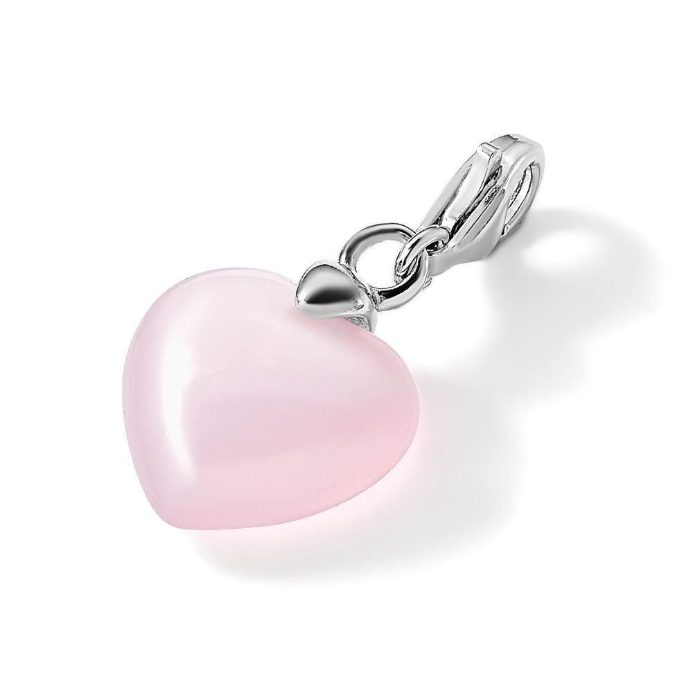 Sterlingsilber Amore La Vita Rhodiniert Lila Emaille 3-d Schmetterling Charm