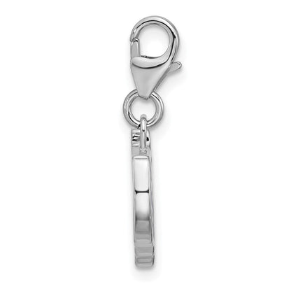 Sterlingsilber Amore La Vita Rhodiniert Emailliert Usa Karte Charm