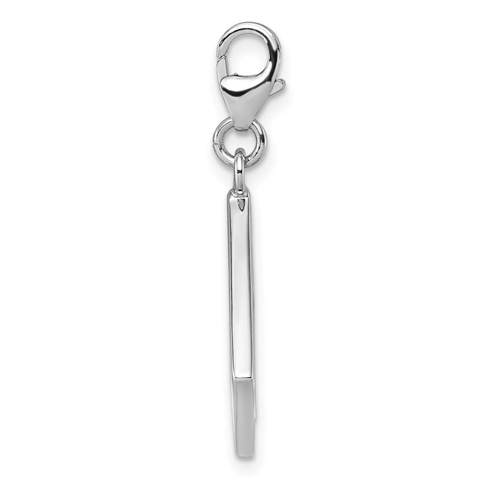 Sterlingsilber Amore La Vita Rhodiniert Emailliert No Limit Credit Card Charm