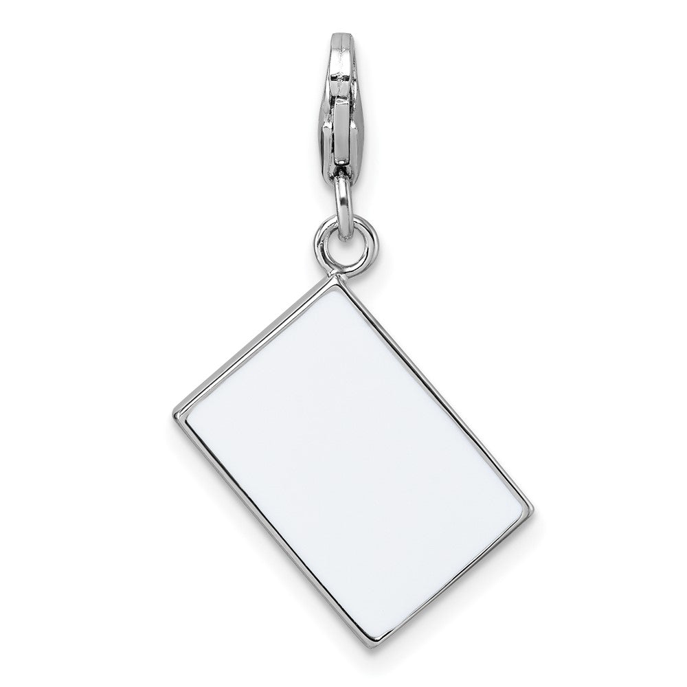 Sterlingsilber Amore La Vita Rhodiniert Emailliert No Limit Credit Card Charm