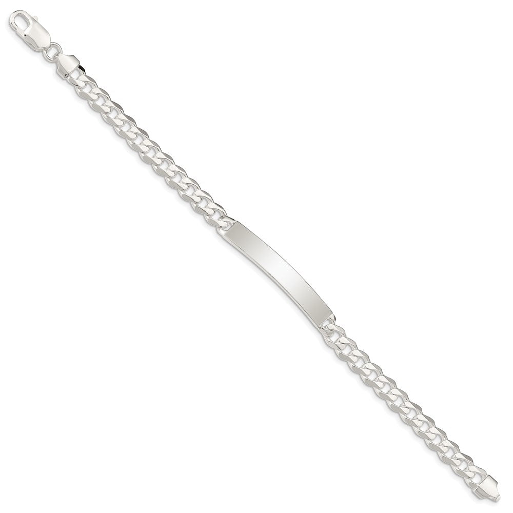8 Zoll Sterlingsilber Panzer Glieder Id Armband