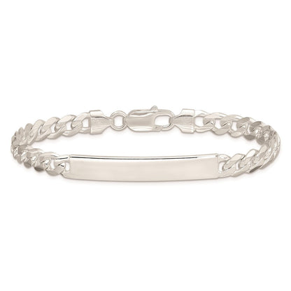 8 Zoll Sterlingsilber Panzer Glieder Id Armband