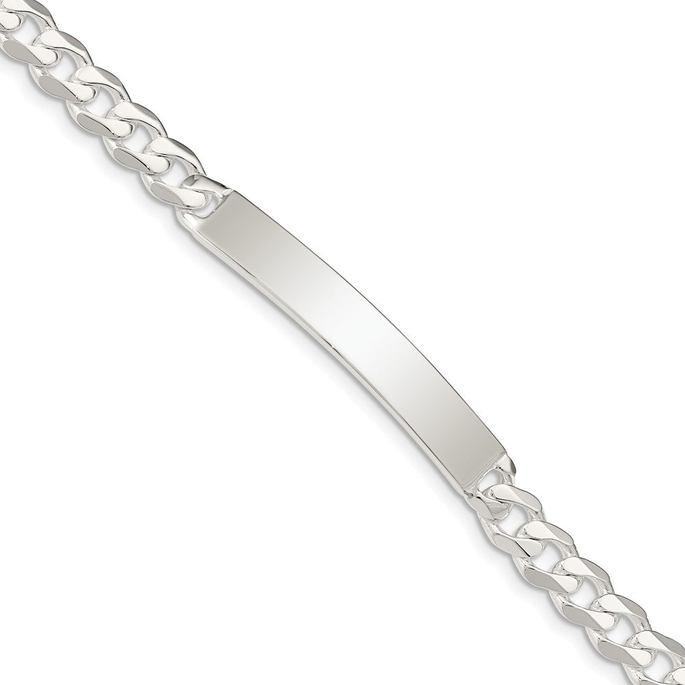 8 Zoll Sterlingsilber Panzer Glieder Id Armband