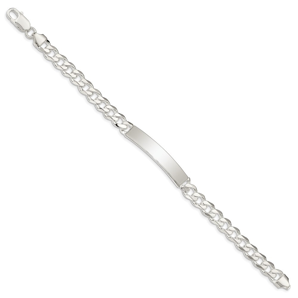 8 Zoll Sterlingsilber Panzer Glieder Id Armband