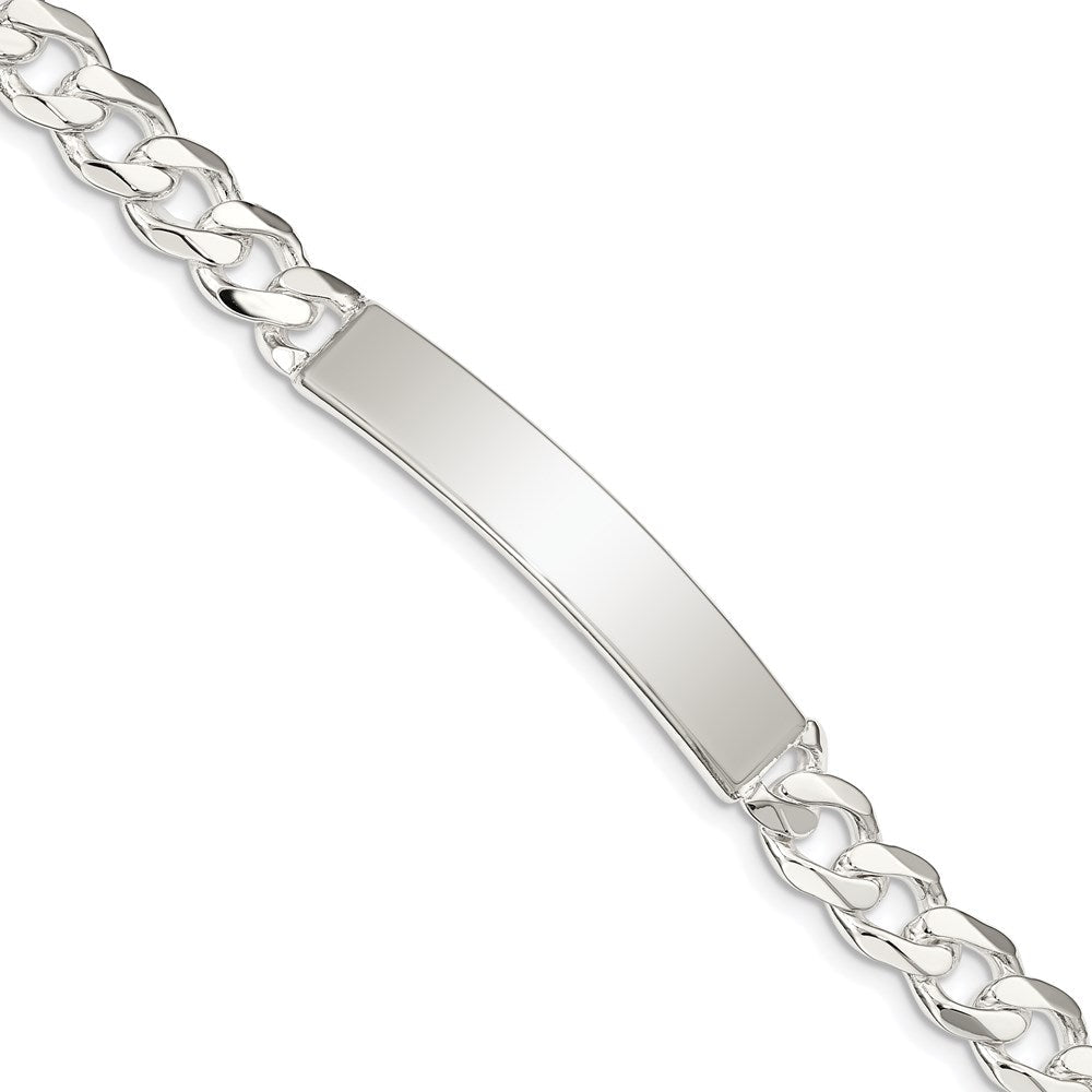 8 Zoll Sterlingsilber Panzer Glieder Id Armband