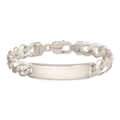 8 Zoll Sterlingsilber Panzer Glieder Id Armband