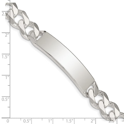 8 Zoll Sterlingsilber Panzer Glieder Id Armband