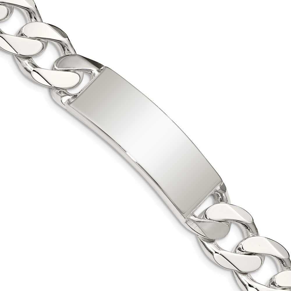 8.5 Zoll Sterlingsilber Panzer Glieder Id Armband