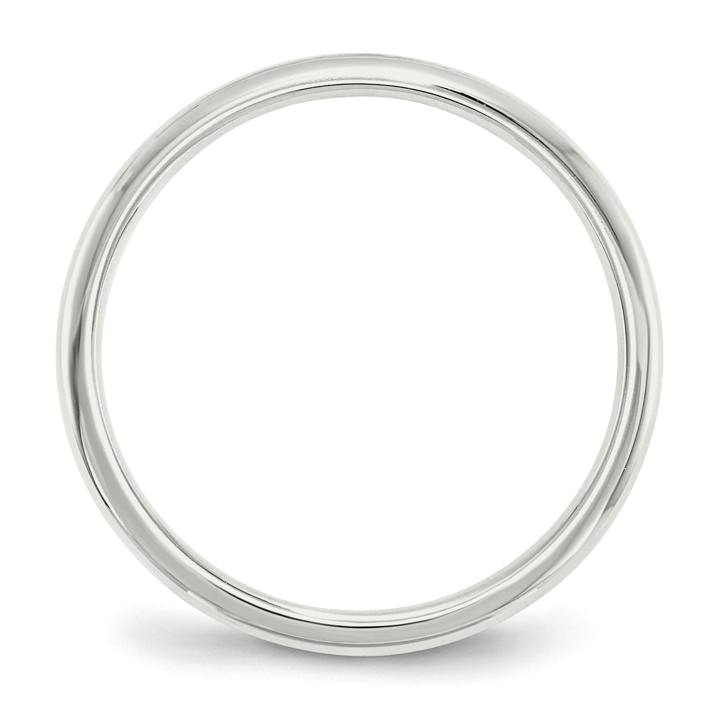 Sterlingsilber 2mm Komfort-Passform Größe 11 Ring