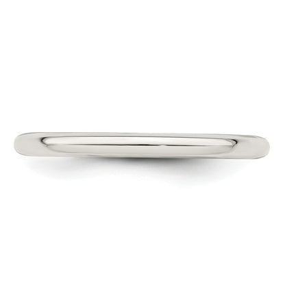 Sterlingsilber 2mm Komfort-Passform Größe 9.5 Ring