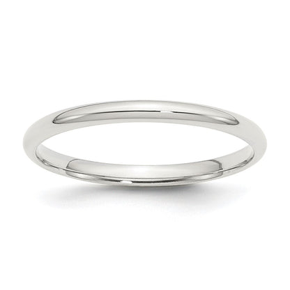 Sterlingsilber 2mm Komfort-Passform Größe 13 Ring