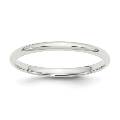 Sterlingsilber 2mm Komfort-Passform Größe 11 Ring