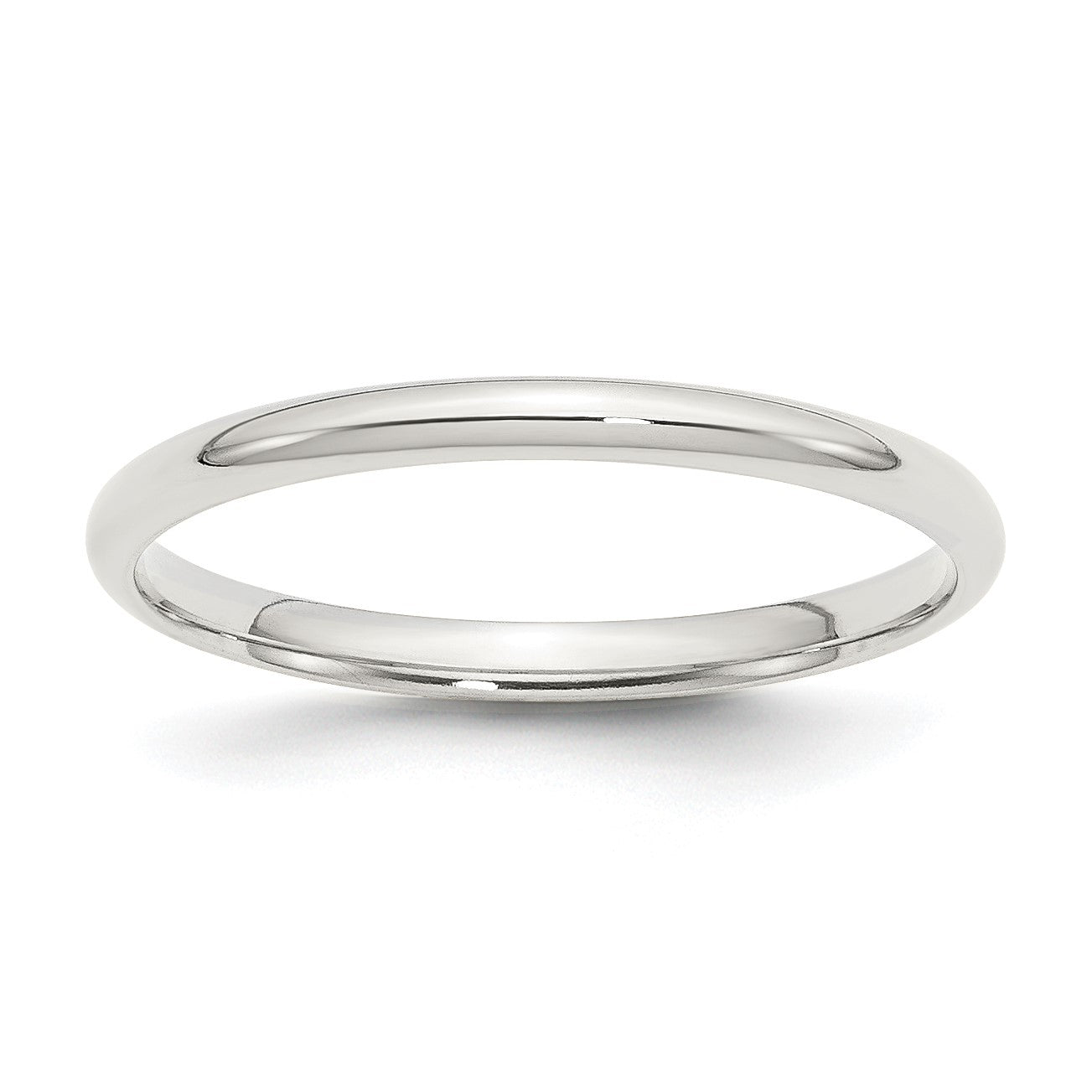 Sterlingsilber 2mm Komfort-Passform Größe 9.5 Ring