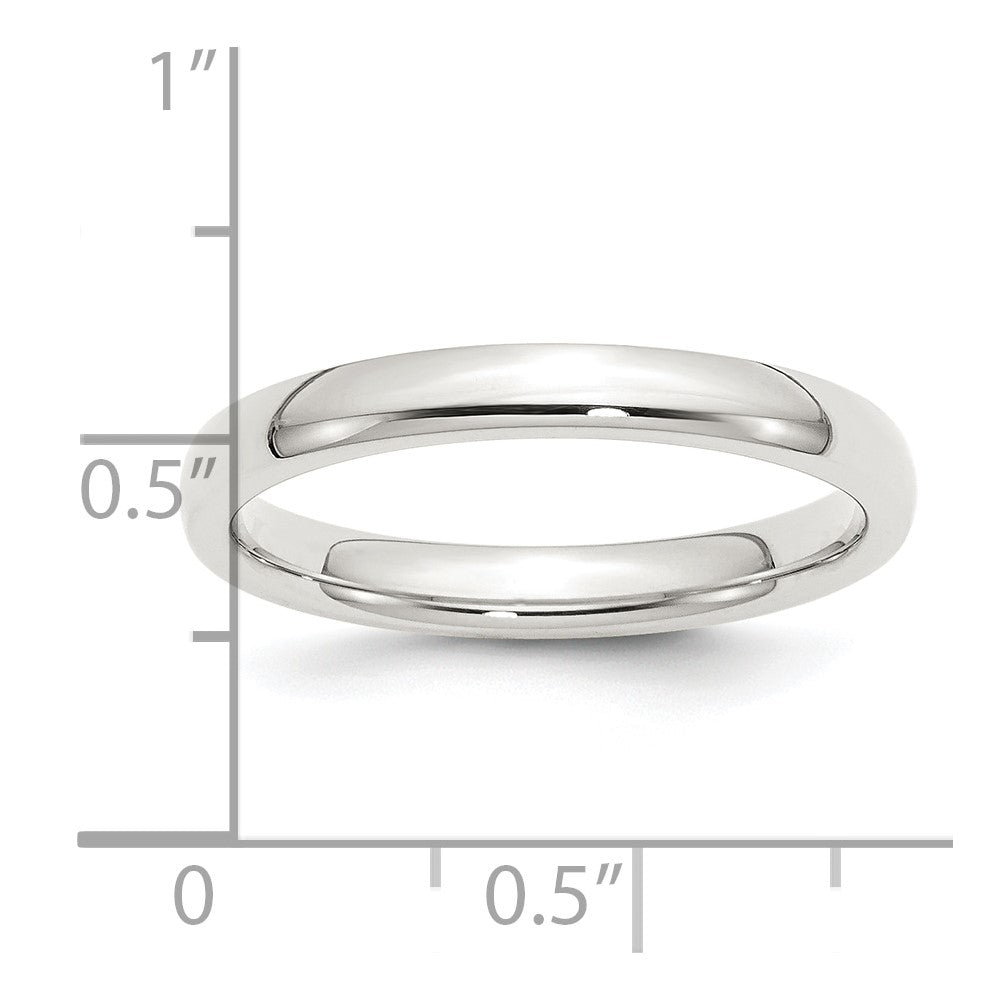 Sterlingsilber 3mm Komfort-Passform Größe 13 Ring