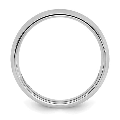 Sterlingsilber Rhodiniert 3mm Komfort-Passform Ring
