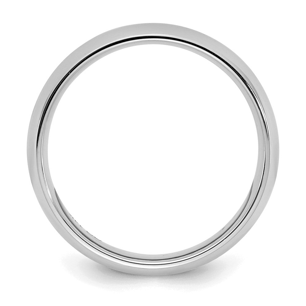 Sterlingsilber Rhodiniert 3mm Komfort-Passform Größe 13.5 Ring