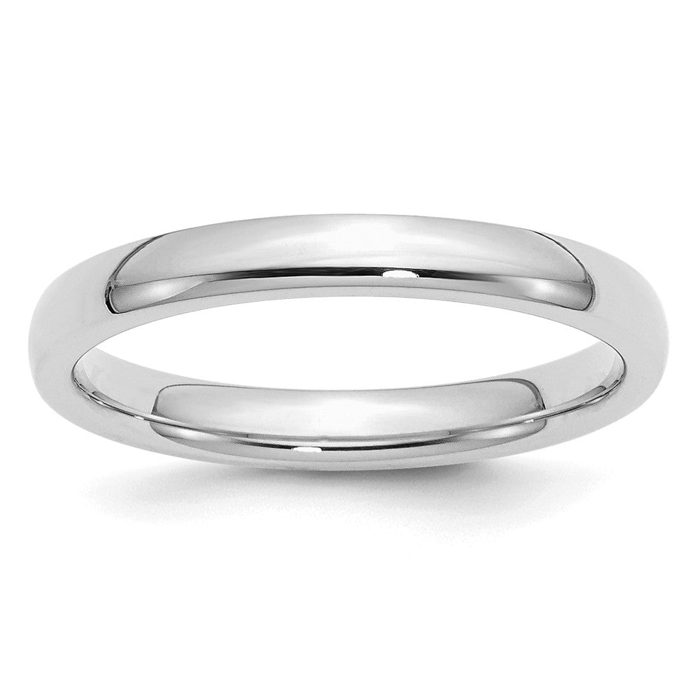 Sterlingsilber Rhodiniert 3mm Komfort-Passform Ring
