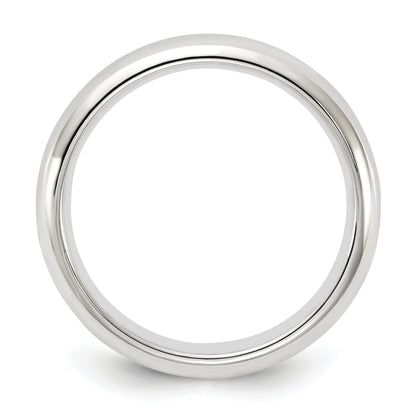 Sterlingsilber 4mm Komfort-Passform Größe 5 Ring