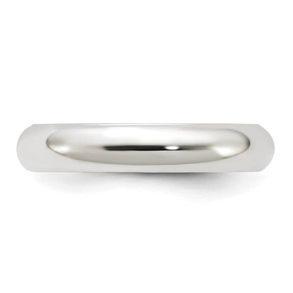 Sterlingsilber 4mm Komfort-Passform Größe 13 Ring