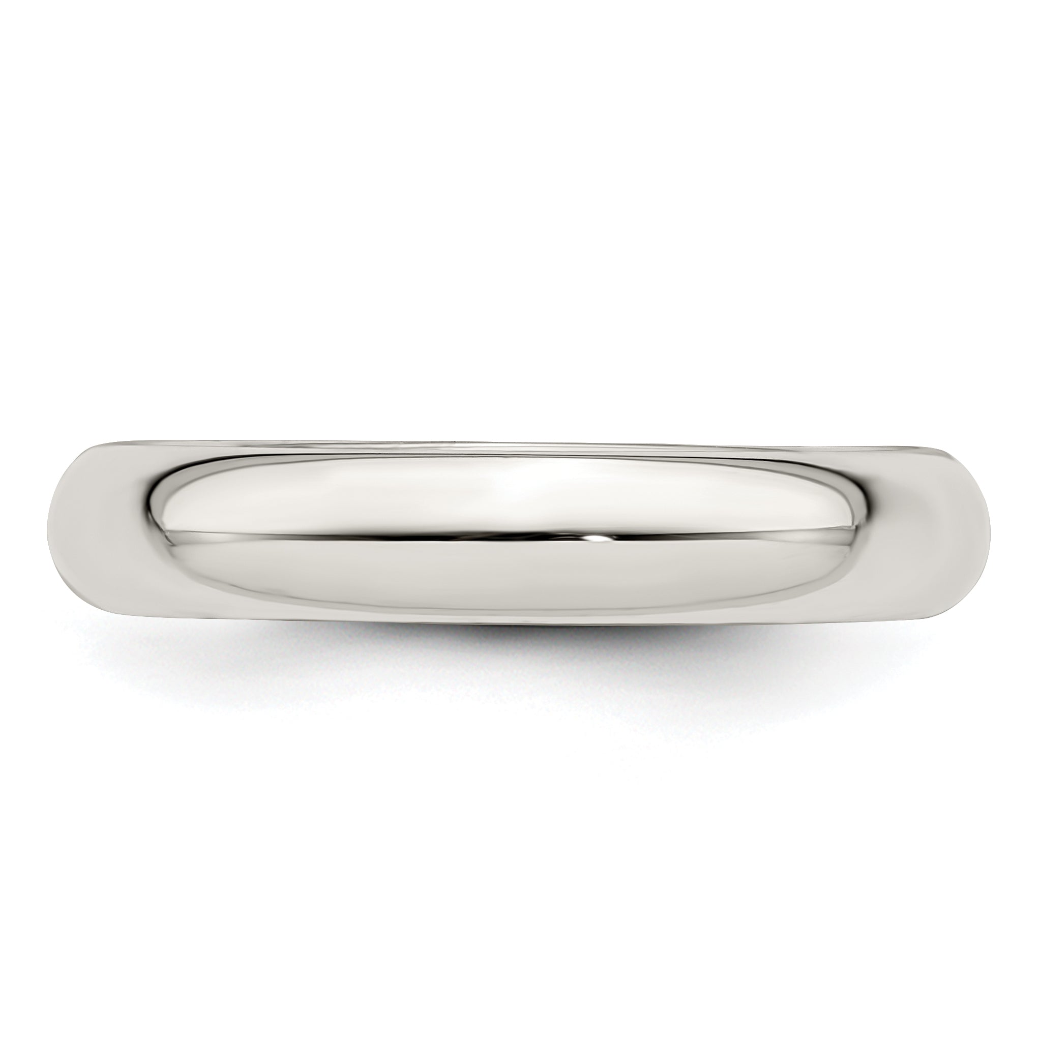Sterlingsilber 4mm Komfort-Passform Größe 5 Ring
