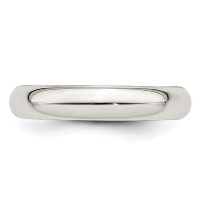 Sterlingsilber 4mm Komfort-Passform Größe 9 Ring