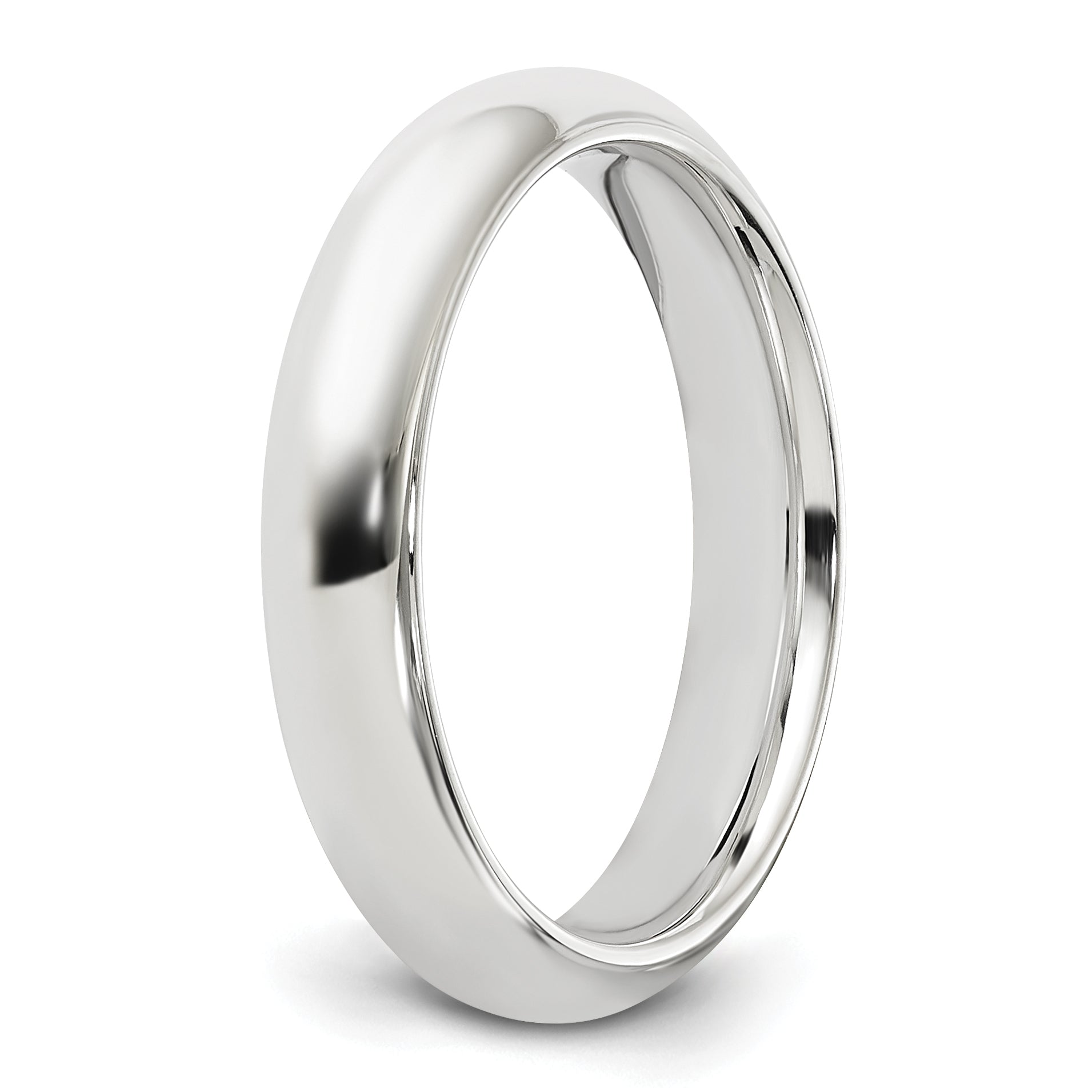 Sterlingsilber 4mm Komfort-Passform Größe 5 Ring