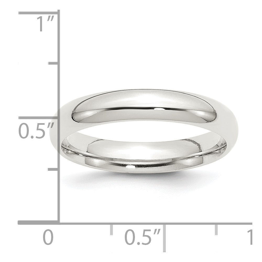 Sterlingsilber 4mm Komfort-Passform Größe 10 Ring