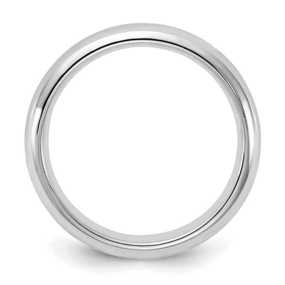 Sterlingsilber Rhodiniert 4mm Komfort-Passform Ring