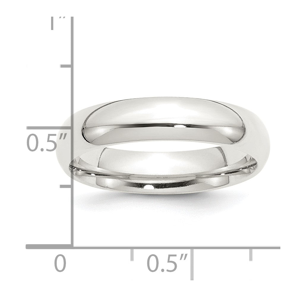 Sterlingsilber 5mm Komfort-Passform Größe 8 Ring