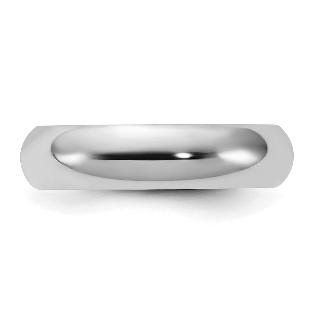 Sterlingsilber Rhodiniert 5mm Komfort-Passform Ring