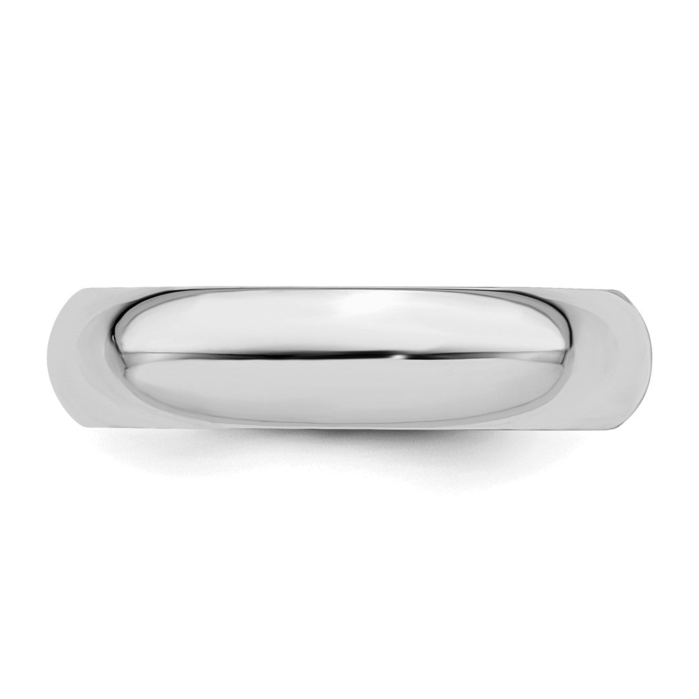 Sterlingsilber Rhodiniert 5mm Komfort-Passform Ring