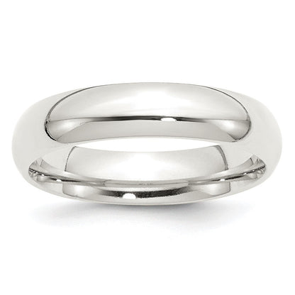 Sterlingsilber 5mm Komfort-Passform Größe 4 Ring
