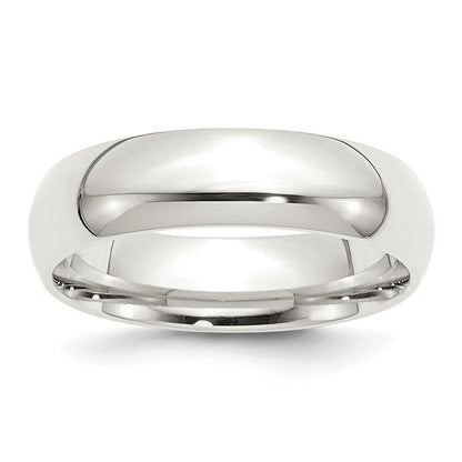 Sterlingsilber 6mm Komfort-Passform Größe 4 Ring