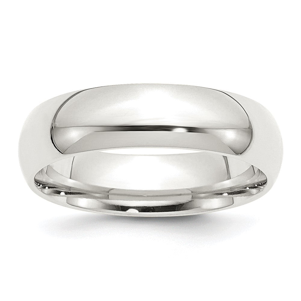 Sterlingsilber 6mm Komfort-Passform Größe 8 Ring