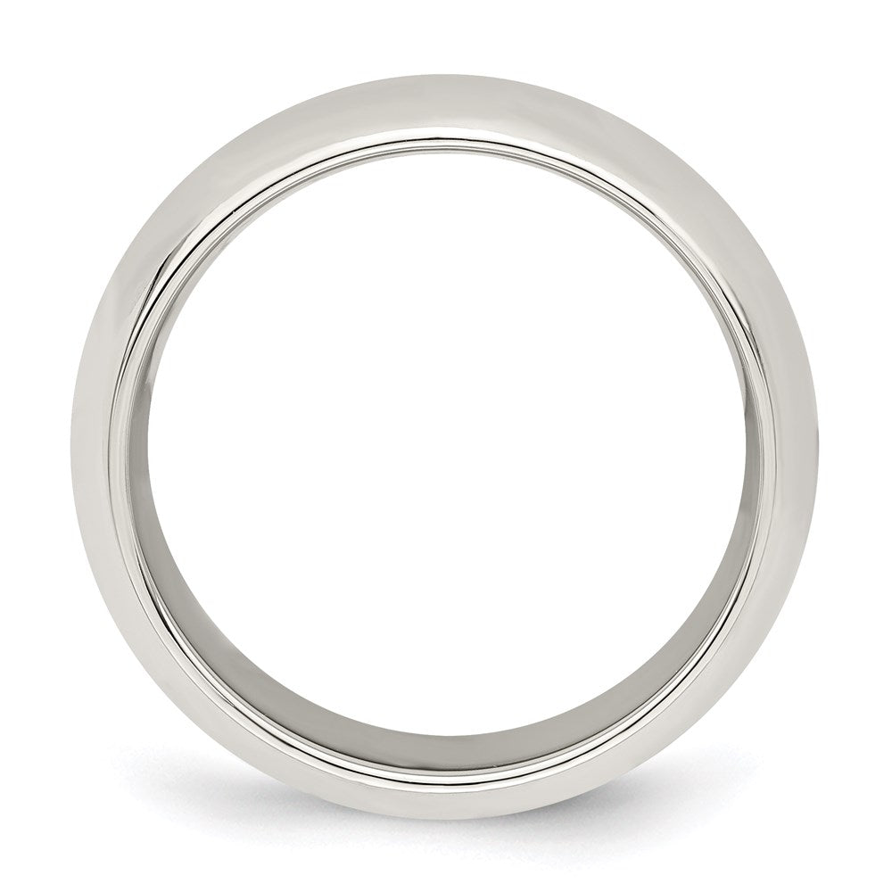 Sterlingsilber 7mm Komfort-Passform Größe 5 Ring