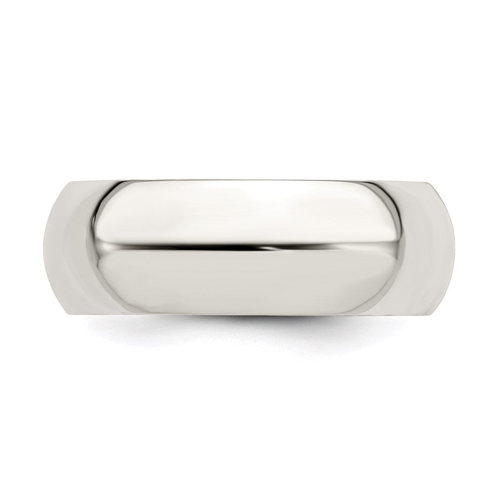 Sterlingsilber 7mm Komfort-Passform Größe 13 Ring