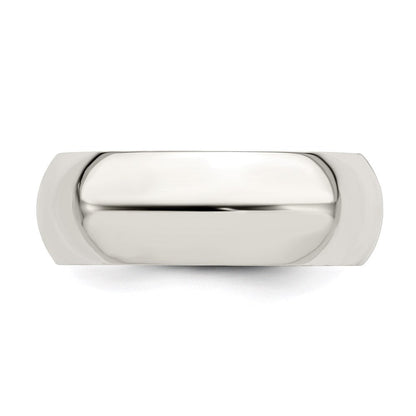 Sterlingsilber 7mm Komfort-Passform Größe 10.5 Ring