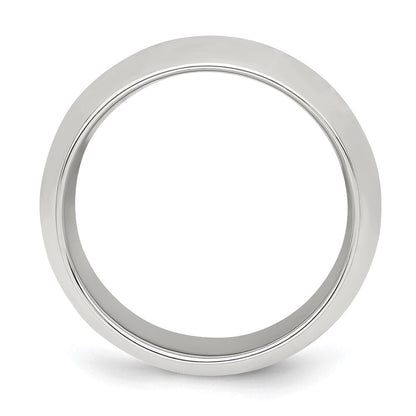 Sterlingsilber 8mm Komfort-Passform Größe 10 Ring