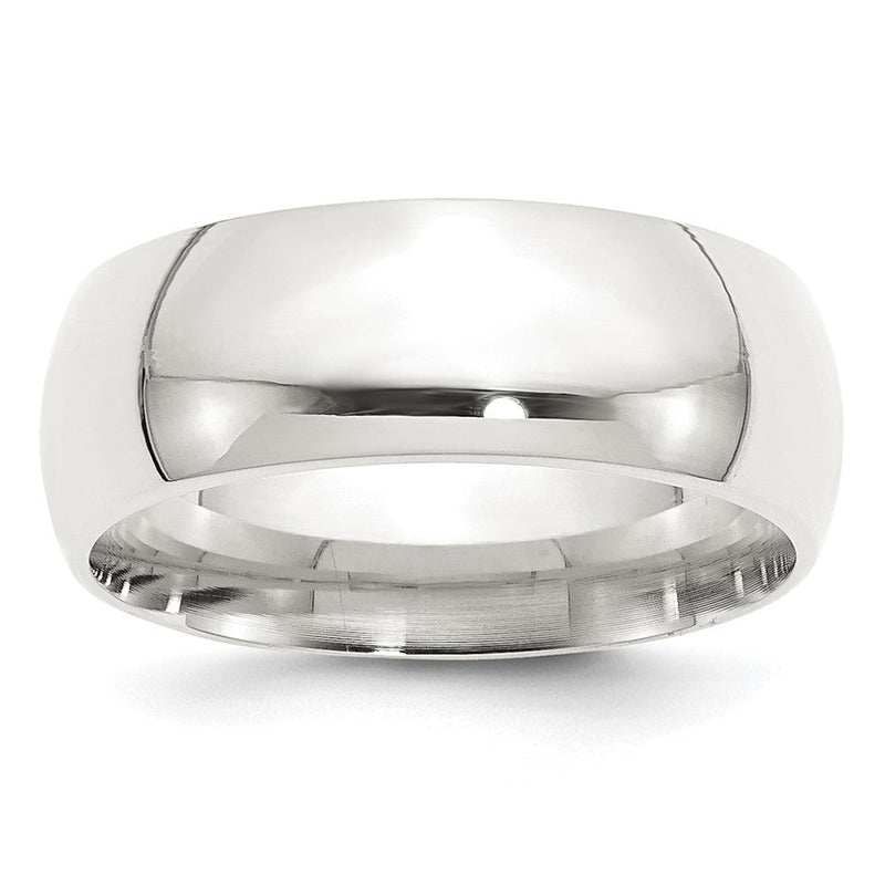 Sterlingsilber 8mm Komfort-Passform Größe 5.5 Ring