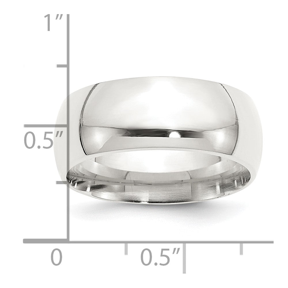 Sterlingsilber 9mm Komfort-Passform Größe 5 Ring