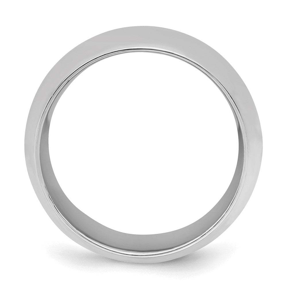 Sterlingsilber Rhodiniert 9mm Komfort-Passform Ring