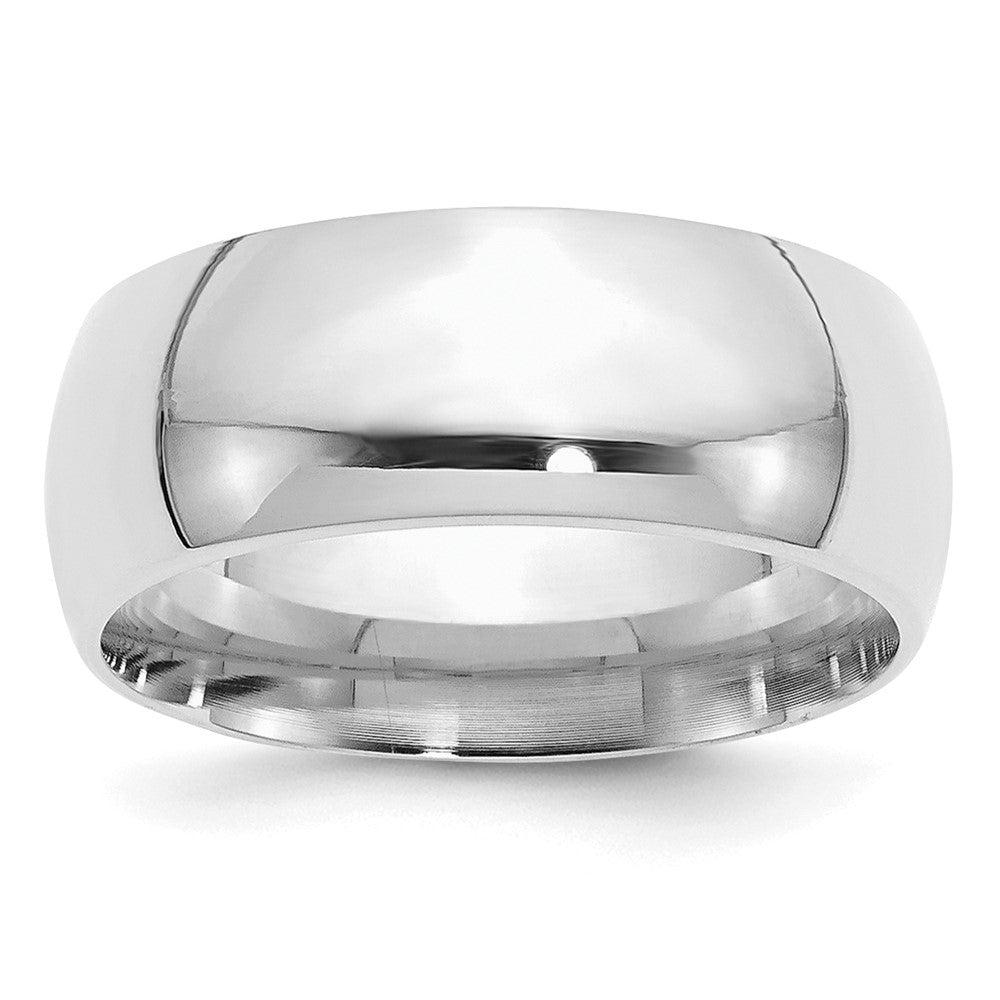 Sterlingsilber Rhodiniert 9mm Komfort-Passform Ring