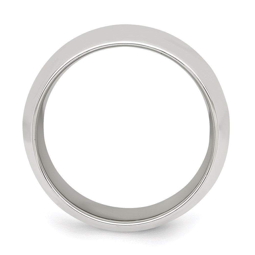 Sterlingsilber 10mm Komfort-Passform Größe 13 Ring